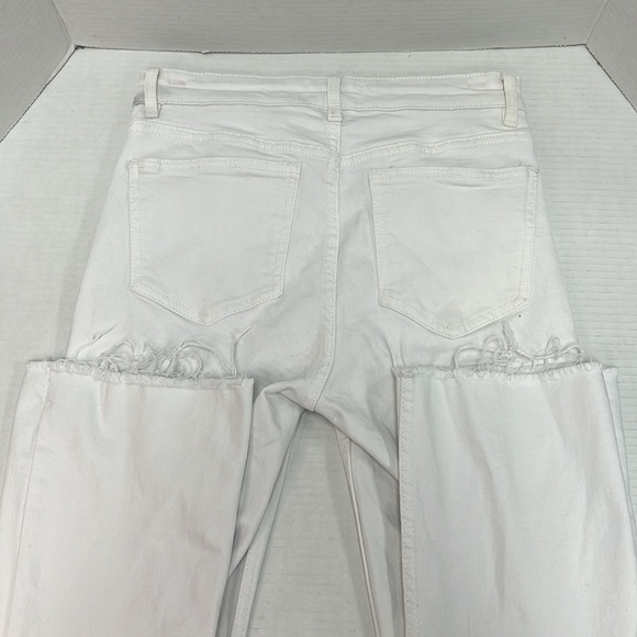 Zara White Bootcut Jeans Size 6 - Picture 5 of 11
